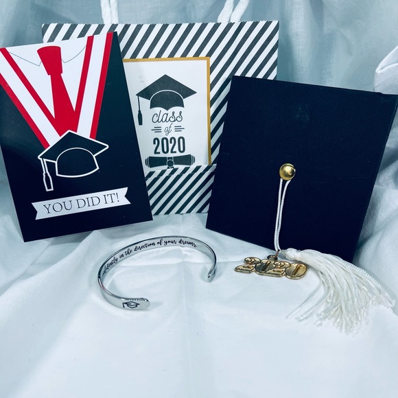 Titanium Stainless Steel Better Late Than Never 2020 Congrats Grad Gift Set - Picture 1 of 7